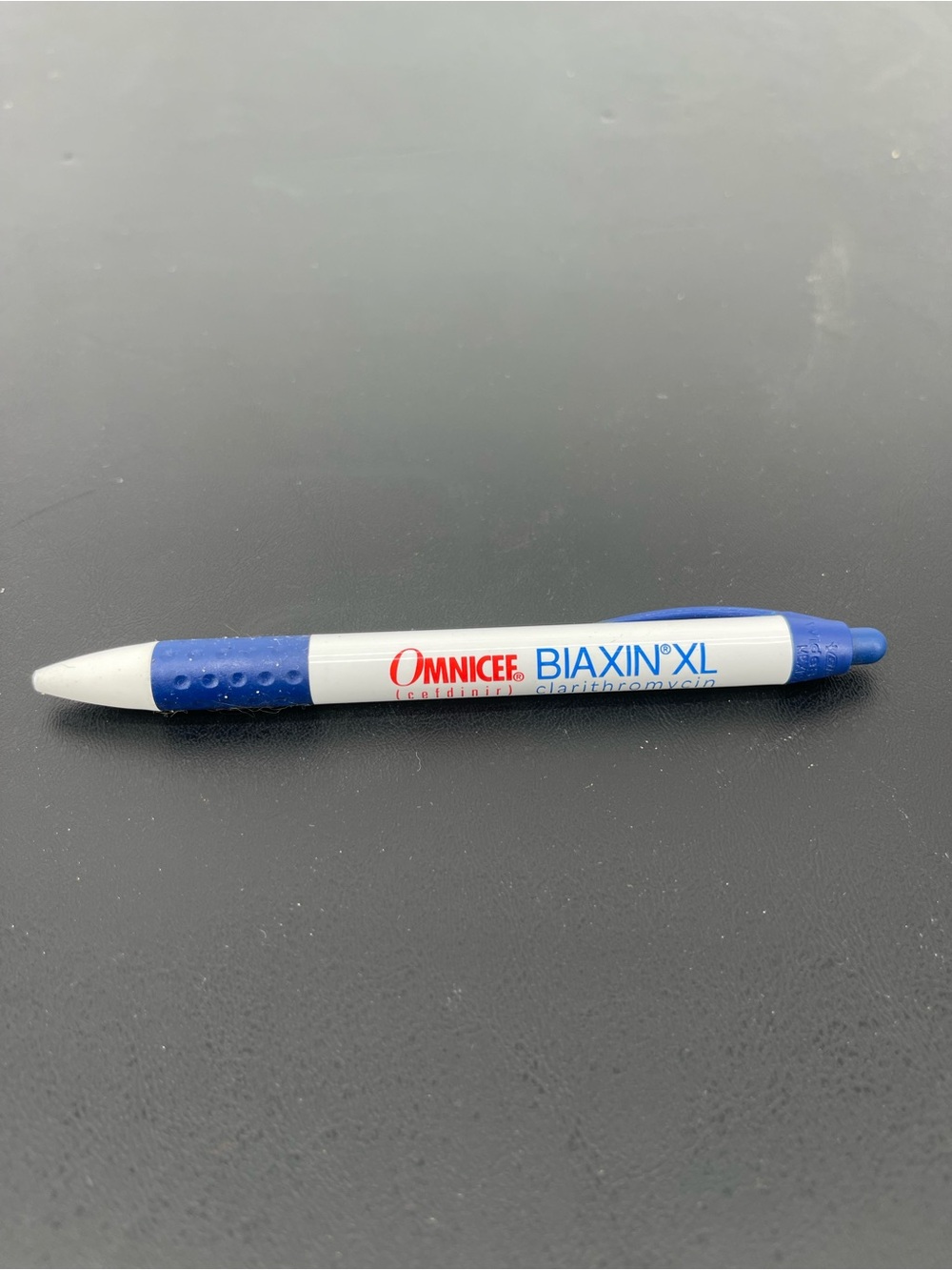 ⭐️Omnicef Biaxin XL Black Ballpoint Pen Drug Rep Pharmaceuticals